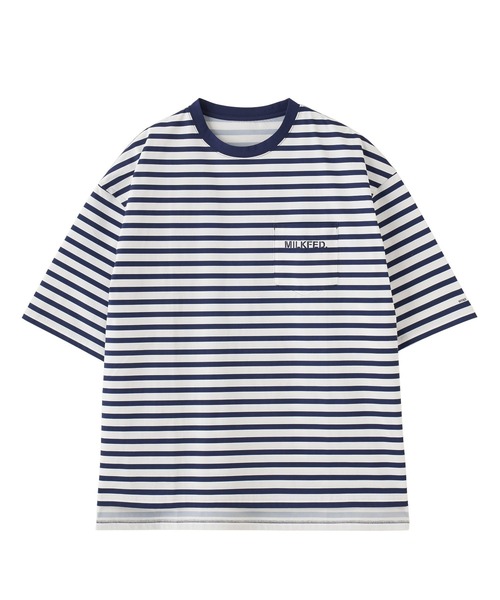 Ocean Pacific（オーシャンパシフィック）の「MILKFED. ×OP RASH GUARD POCKET TEE（ラッシュガード・レディース・ホワイト/ブラック/ネイビー・ONE SIZE）」の6枚目の写真