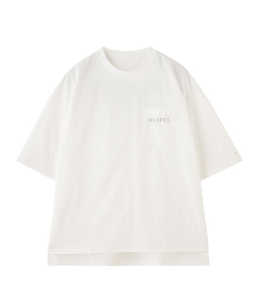 Ocean Pacific（オーシャンパシフィック）の「MILKFED. ×OP RASH GUARD POCKET TEE（ラッシュガード・レディース・ホワイト/ブラック/ネイビー・ONE SIZE）」の8枚目の写真