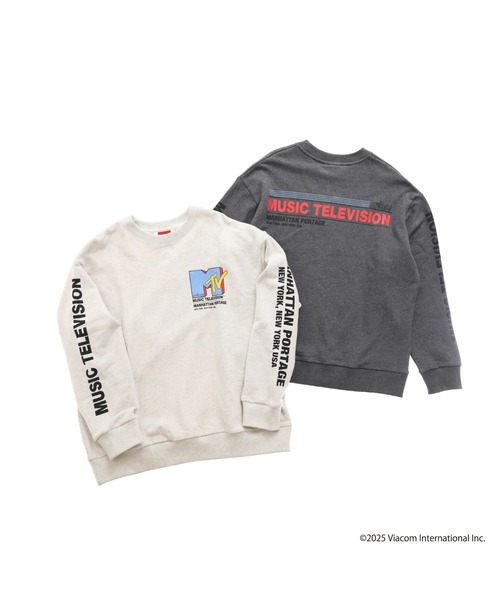 Manhattan Portage（マンハッタンポーテージ）の「Sweat Trainer MTV（Tシャツ/カットソー・メンズ・オートミール/ヘザーチャコール・SMALL/MEDIUM/LARGE/X-LARGE）」の8枚目の写真
