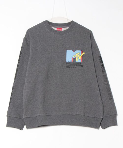 Manhattan Portage（マンハッタンポーテージ）の「Sweat Trainer MTV（Tシャツ/カットソー・メンズ・オートミール/ヘザーチャコール・SMALL/MEDIUM/LARGE/X-LARGE）」の9枚目の写真