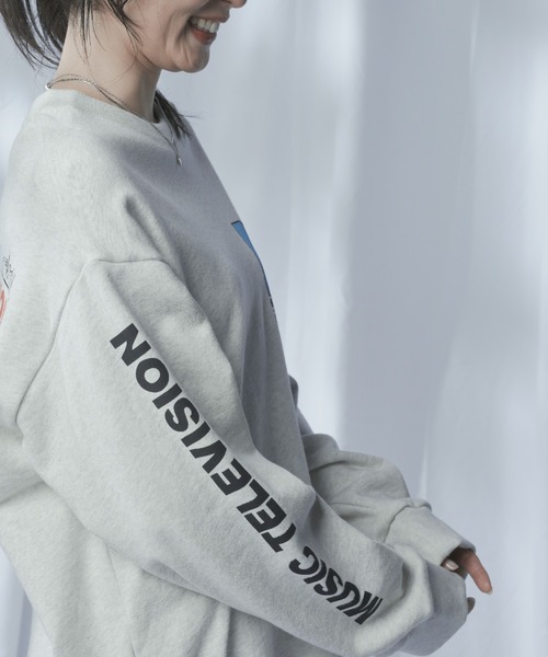 Manhattan Portage（マンハッタンポーテージ）の「Sweat Trainer MTV（Tシャツ/カットソー・メンズ・オートミール/ヘザーチャコール・SMALL/MEDIUM/LARGE/X-LARGE）」の22枚目の写真