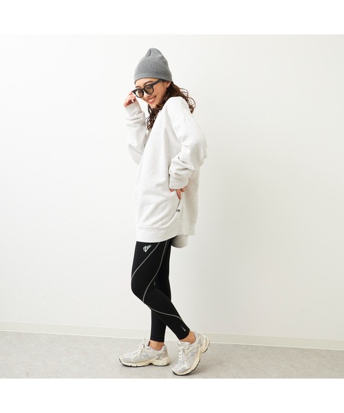 FILA（フィラ）の「Fila フィラ インナーパンツ ロング丈 DRY 吸水速乾 UVケア リフレクター機能付 スポーツインナー ボトムス（レギンス/スパッツ・レディース・マルチ/ブラック/ネイビー・L/M/S/LL）」の6枚目の写真