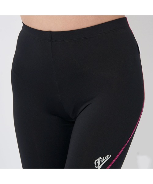 FILA（フィラ）の「Fila フィラ インナーパンツ ロング丈 DRY 吸水速乾 UVケア リフレクター機能付 スポーツインナー ボトムス（レギンス/スパッツ・レディース・マルチ/ブラック/ネイビー・L/M/S/LL）」の12枚目の写真