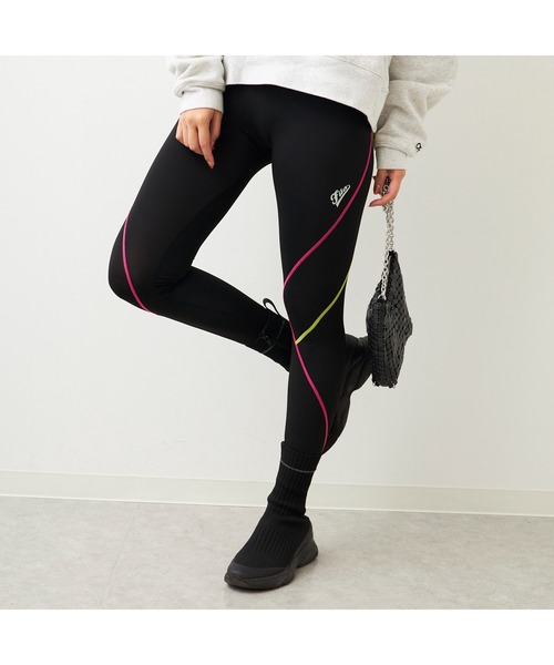 FILA（フィラ）の「Fila フィラ インナーパンツ ロング丈 DRY 吸水速乾 UVケア リフレクター機能付 スポーツインナー ボトムス（レギンス/スパッツ・レディース・マルチ/ブラック/ネイビー・L/M/S/LL）」の17枚目の写真