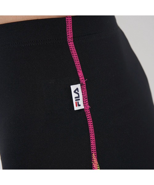 FILA（フィラ）の「Fila フィラ インナーパンツ ロング丈 DRY 吸水速乾 UVケア リフレクター機能付 スポーツインナー ボトムス（レギンス/スパッツ・レディース・マルチ/ブラック/ネイビー・L/M/S/LL）」の14枚目の写真