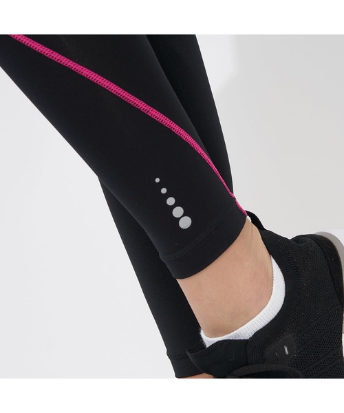 FILA（フィラ）の「Fila フィラ インナーパンツ ロング丈 DRY 吸水速乾 UVケア リフレクター機能付 スポーツインナー ボトムス（レギンス/スパッツ・レディース・マルチ/ブラック/ネイビー・L/M/S/LL）」の15枚目の写真