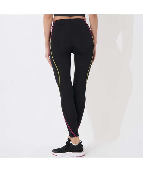 FILA（フィラ）の「Fila フィラ インナーパンツ ロング丈 DRY 吸水速乾 UVケア リフレクター機能付 スポーツインナー ボトムス（レギンス/スパッツ・レディース・マルチ/ブラック/ネイビー・L/M/S/LL）」の11枚目の写真