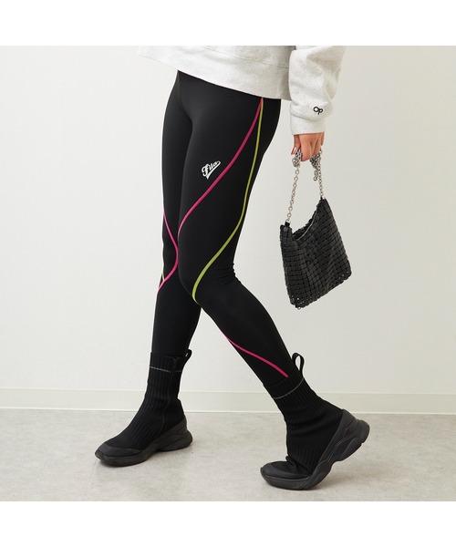 FILA（フィラ）の「Fila フィラ インナーパンツ ロング丈 DRY 吸水速乾 UVケア リフレクター機能付 スポーツインナー ボトムス（レギンス/スパッツ・レディース・マルチ/ブラック/ネイビー・L/M/S/LL）」の18枚目の写真