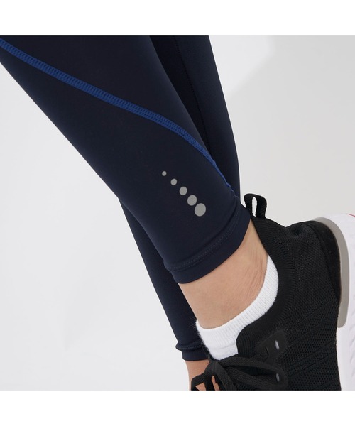 FILA（フィラ）の「Fila フィラ インナーパンツ ロング丈 DRY 吸水速乾 UVケア リフレクター機能付 スポーツインナー ボトムス（レギンス/スパッツ・レディース・マルチ/ブラック/ネイビー・L/M/S/LL）」の16枚目の写真