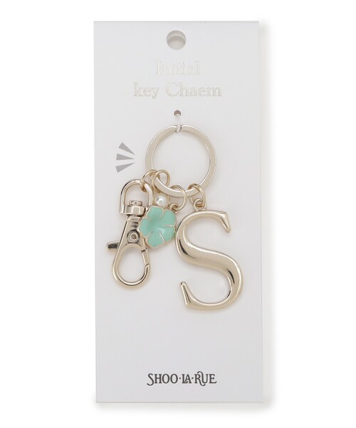 SHOO・LA・RUE(シューラルー)の「【イニシャル】キーホルダー(チャーム・レディース・パープル/グリーン系/ピンク/ピンク系/イエロー系その他/ライトブルー・00)」の1枚目の写真