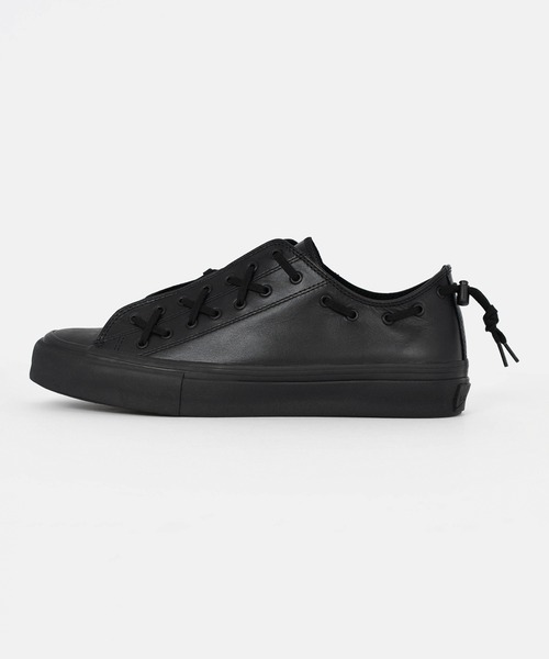 LAD MUSICIAN（ラッドミュージシャン）の「LEATHER SNEAKER（スニーカー・メンズ・ブラック/ブラック×ホワイト・42/44/46）」の3枚目の写真