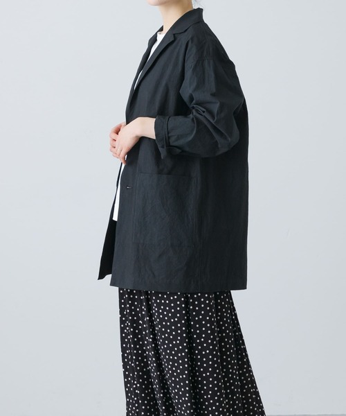 ユニセックス』コットンテーラードジャケット（その他アウター）｜か  