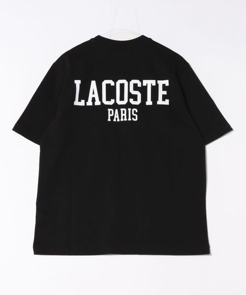 LACOSTE(ラコステ)の「LACOSTE/ラコステ 半袖 Tシャツ バックプリントベーシックTシャツ TH470599(Tシャツ/カットソー・メンズ・ホワイト/ブラック・S/M/L)」の3枚目の写真