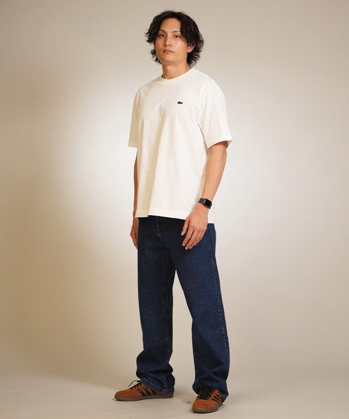 LACOSTE(ラコステ)の「LACOSTE/ラコステ 半袖 Tシャツ バックプリントベーシックTシャツ TH470599(Tシャツ/カットソー・メンズ・ホワイト/ブラック・S/M/L)」の6枚目の写真