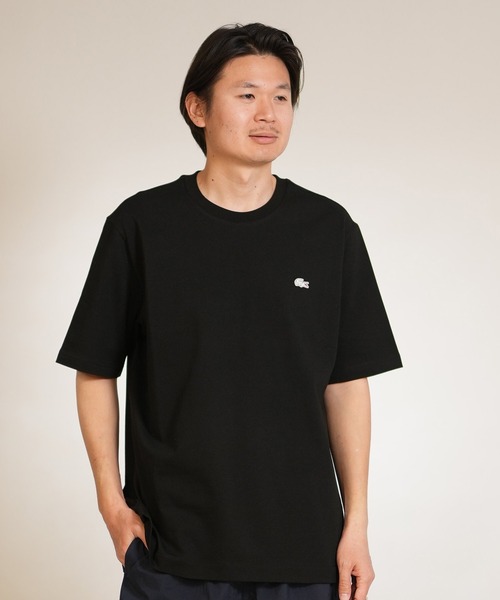 LACOSTE(ラコステ)の「LACOSTE/ラコステ 半袖 Tシャツ バックプリントベーシックTシャツ TH470599(Tシャツ/カットソー・メンズ・ホワイト/ブラック・S/M/L)」の10枚目の写真