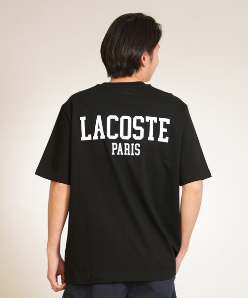 LACOSTE(ラコステ)の「LACOSTE/ラコステ 半袖 Tシャツ バックプリントベーシックTシャツ TH470599(Tシャツ/カットソー・メンズ・ホワイト/ブラック・S/M/L)」の11枚目の写真