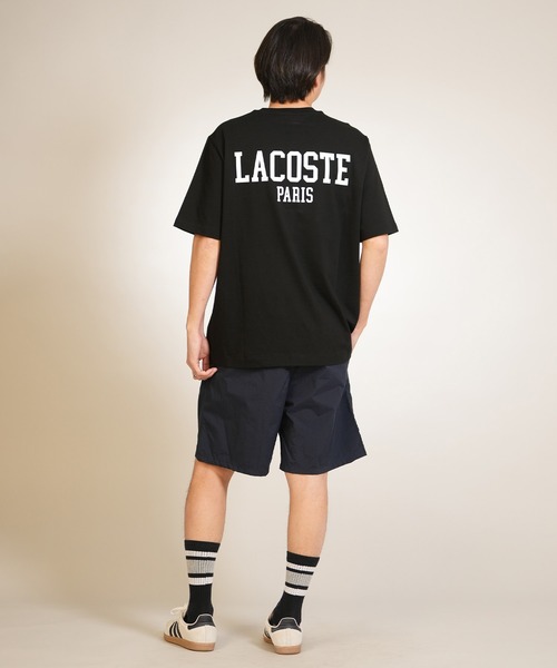 LACOSTE(ラコステ)の「LACOSTE/ラコステ 半袖 Tシャツ バックプリントベーシックTシャツ TH470599(Tシャツ/カットソー・メンズ・ホワイト/ブラック・S/M/L)」の13枚目の写真