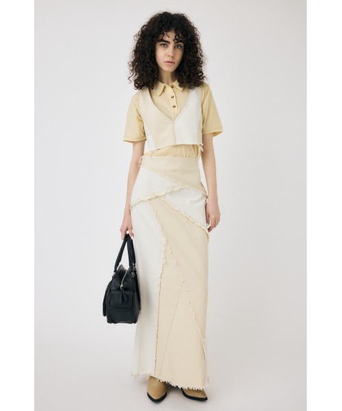 MOUSSY（マウジー）の「【セットアップ対応】DENIM ビスチェ（ベスト・レディース・オフホワイト/ブルー・FREE）」の15枚目の写真