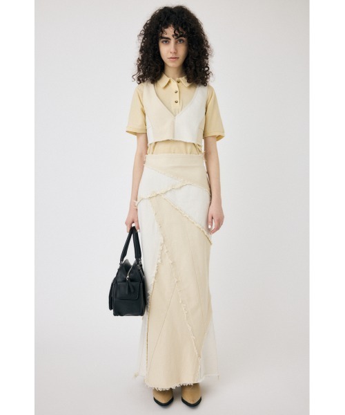 MOUSSY（マウジー）の「【セットアップ対応】DENIM ビスチェ（ベスト・レディース・オフホワイト/ブルー・FREE）」の16枚目の写真