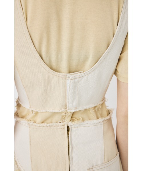 MOUSSY（マウジー）の「【セットアップ対応】DENIM ビスチェ（ベスト・レディース・オフホワイト/ブルー・FREE）」の7枚目の写真