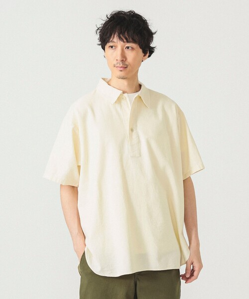 BEAMS(ビームス)の「ミリタリー プルオーバー シャツ(シャツ/ブラウス・メンズ・ネイビー/ブルー/ナチュラル・L/S/M/XL)」の2枚目の写真