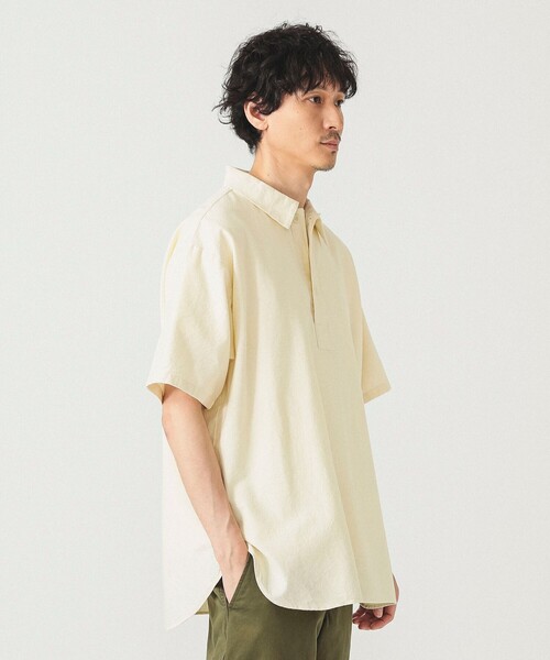 BEAMS(ビームス)の「ミリタリー プルオーバー シャツ(シャツ/ブラウス・メンズ・ネイビー/ブルー/ナチュラル・L/S/M/XL)」の7枚目の写真