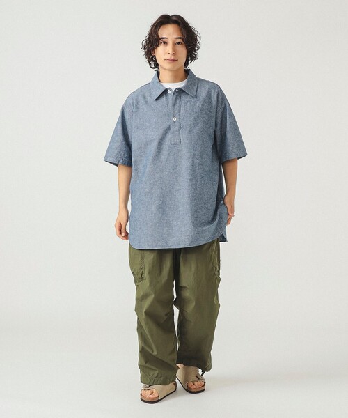 BEAMS(ビームス)の「ミリタリー プルオーバー シャツ(シャツ/ブラウス・メンズ・ネイビー/ブルー/ナチュラル・L/S/M/XL)」の11枚目の写真