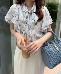 MAJESTIC LEGON | 2wayフリルスリーブブラウス(シャツ/ブラウス)