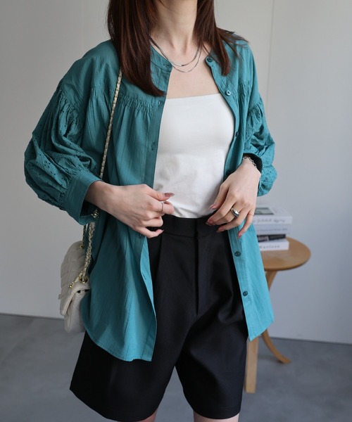 model：162cm 着用サイズ：F