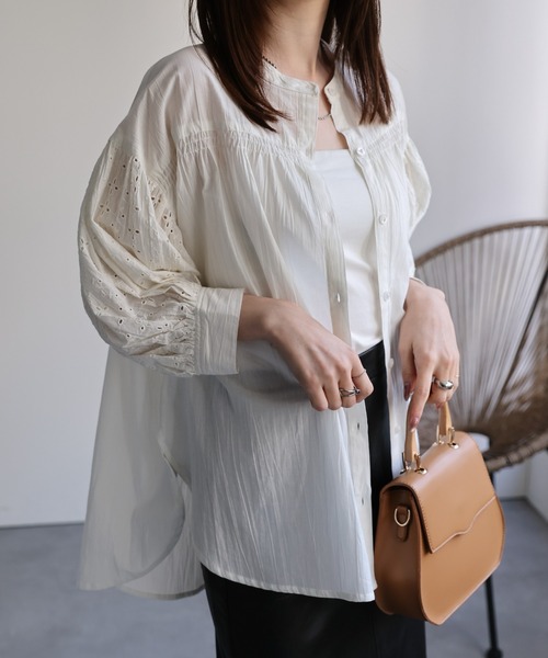 セール】＜sakishimatokyo premium＞インド綿 カットワーク