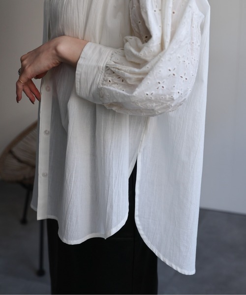 model：162cm 着用サイズ：F