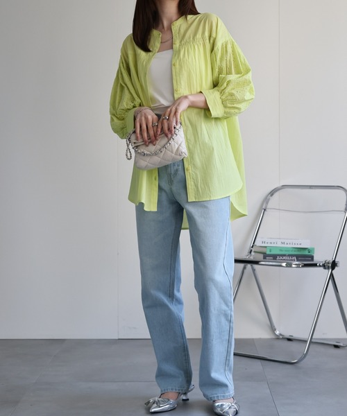 model：162cm 着用サイズ：F