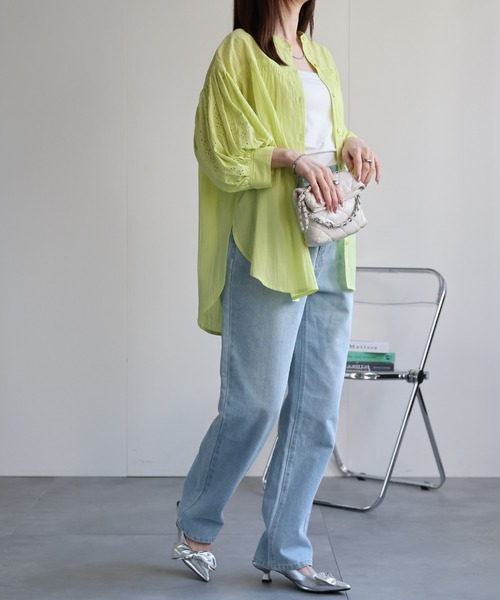 model：162cm 着用サイズ：F