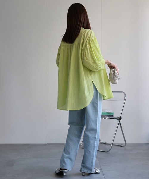 model：162cm 着用サイズ：F