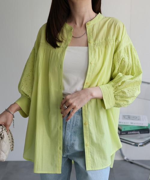 model：162cm 着用サイズ：F