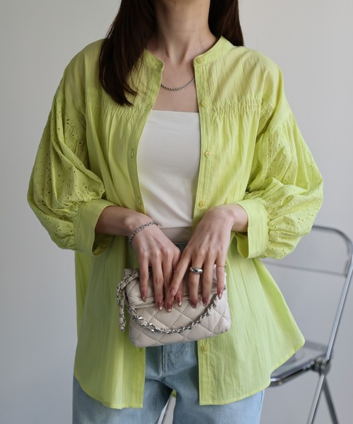 model：162cm 着用サイズ：F
