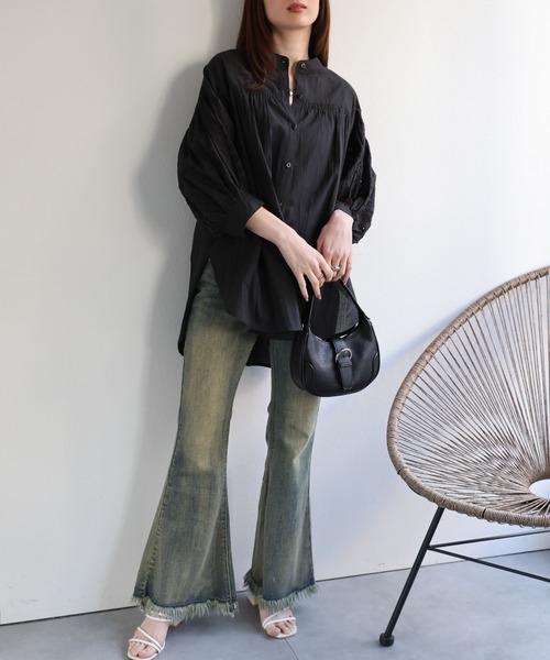 model：162cm 着用サイズ：F