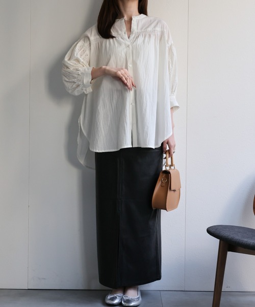 model：162cm 着用サイズ：F