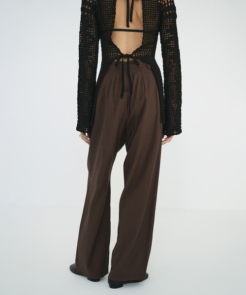 パンツ CLANE SHEER STRAIGHT PANTS SHEER STRAIGHT PANTS｜SKIRT/PANTS(スカート/パンツ)｜CLANE