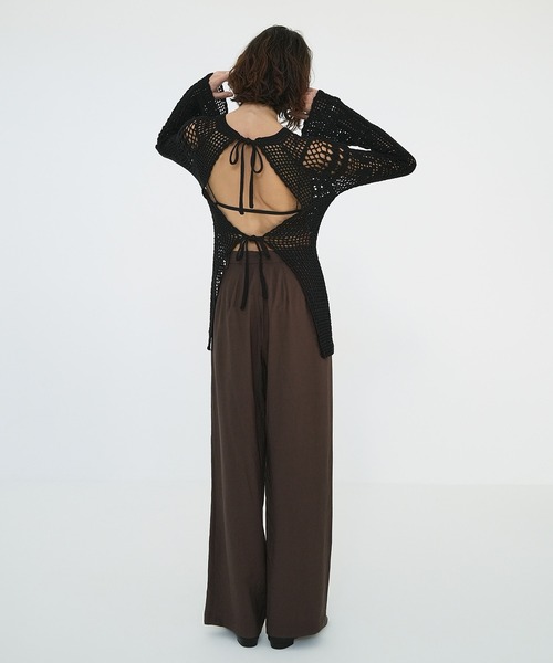 SHEER STRAIGHT PANTS（その他パンツ）｜CLANE（クラネ）の