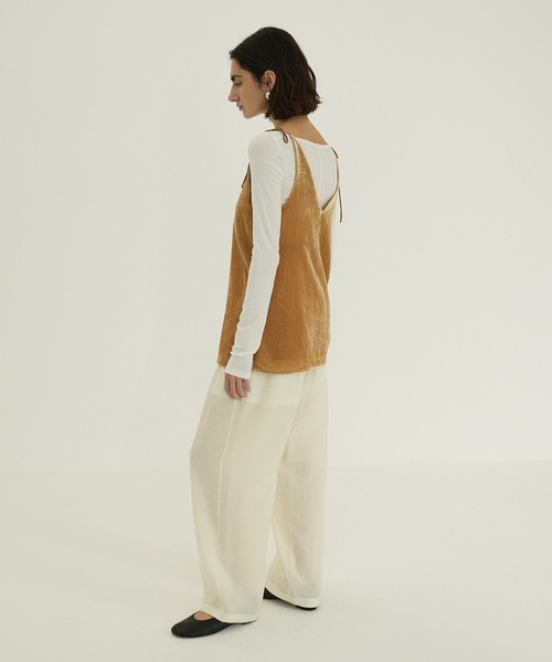 セール】SHEER STRAIGHT PANTS（その他パンツ）｜CLANE（クラネ