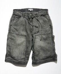 CAHLUMN(JE)CAHLUMN/JE French Linen Denim Painter Shorts/t` l fj yC^[ V[c(̑pc)