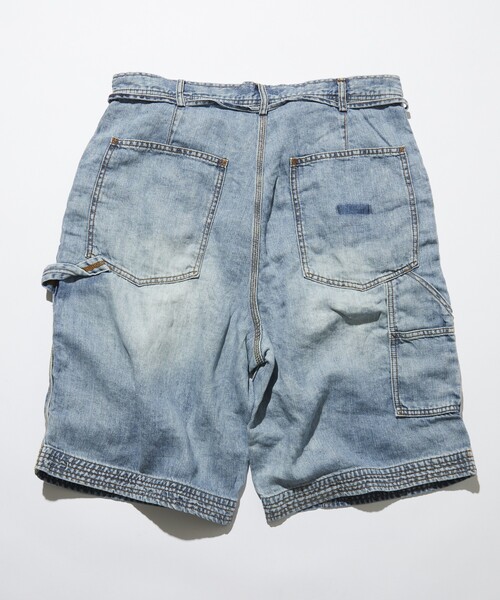 CAHLUMN/カウラム French Linen Denim Painter Shorts/フレンチ