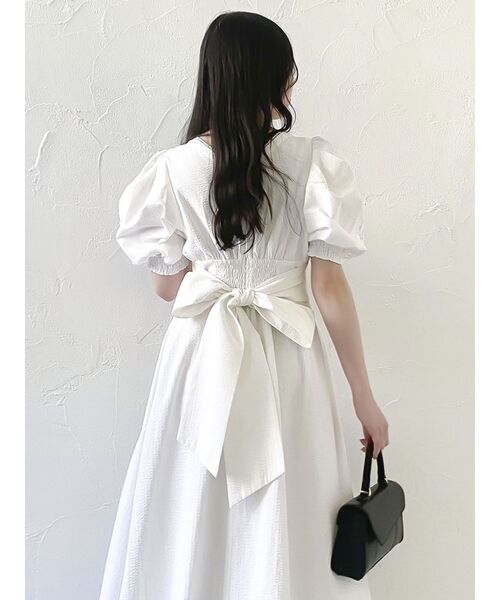 dazzlin（ダズリン）の「レースドッキングスリーブワンピース（ワンピース・レディース・オフホワイト/ブルー/その他1・SMALL/MEDIUM）」の21枚目の写真