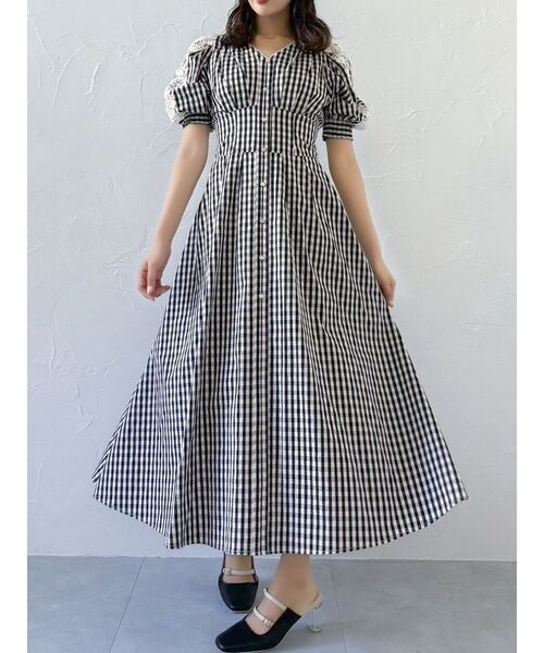 dazzlin（ダズリン）の「レースドッキングスリーブワンピース（ワンピース・レディース・オフホワイト/ブルー/その他1・SMALL/MEDIUM）」の22枚目の写真