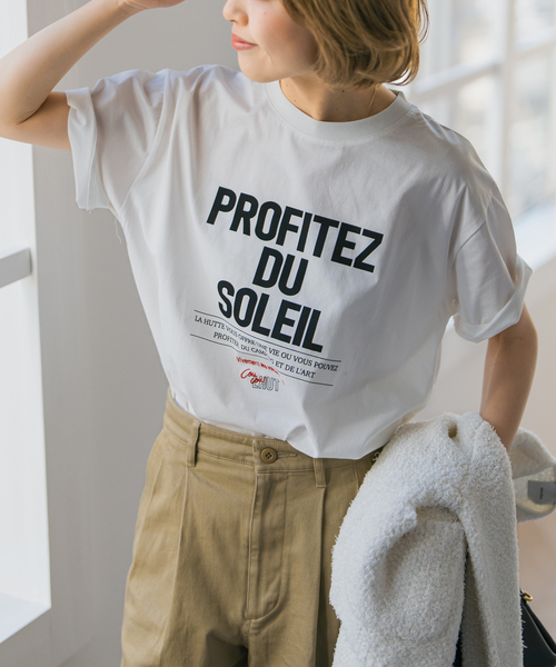 Spick & Span（スピックアンドスパン）の「《WEB限定追加》La Hutte / ラ ユット 60/2シルケット天竺Tee（Tシャツ/カットソー・レディース・ホワイト/ホワイト系その他・FREE）」の12枚目の写真