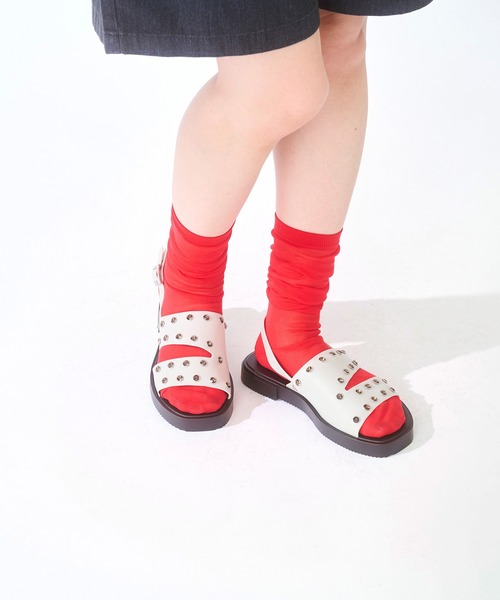 TEMPERATE（テンパレイト）の「TEMPERATE / テンパレイト EMELDA（サンダル・レディース・Black/アッシュ/クリア・36/38/40）」の6枚目の写真