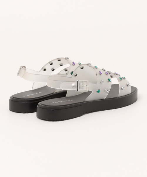 TEMPERATE（テンパレイト）の「TEMPERATE / テンパレイト EMELDA（サンダル・レディース・Black/アッシュ/クリア・36/38/40）」の15枚目の写真