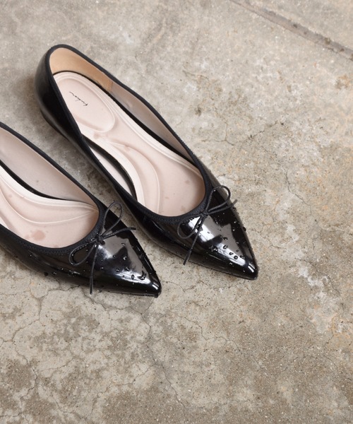 tukn.（トゥクン）の「【tukn.】感動パンプス 晴雨兼用 防水パンプス 通勤パンプス（パンプス・レディース・ブラック/ベージュ/シルバー・23.5/25/24/25.5/22.5/23/24.5）」の17枚目の写真