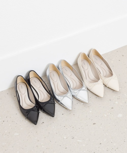 tukn.（トゥクン）の「【tukn.】感動パンプス 晴雨兼用 防水パンプス 通勤パンプス（パンプス・レディース・ブラック/ベージュ/シルバー・23.5/25/24/25.5/22.5/23/24.5）」の16枚目の写真